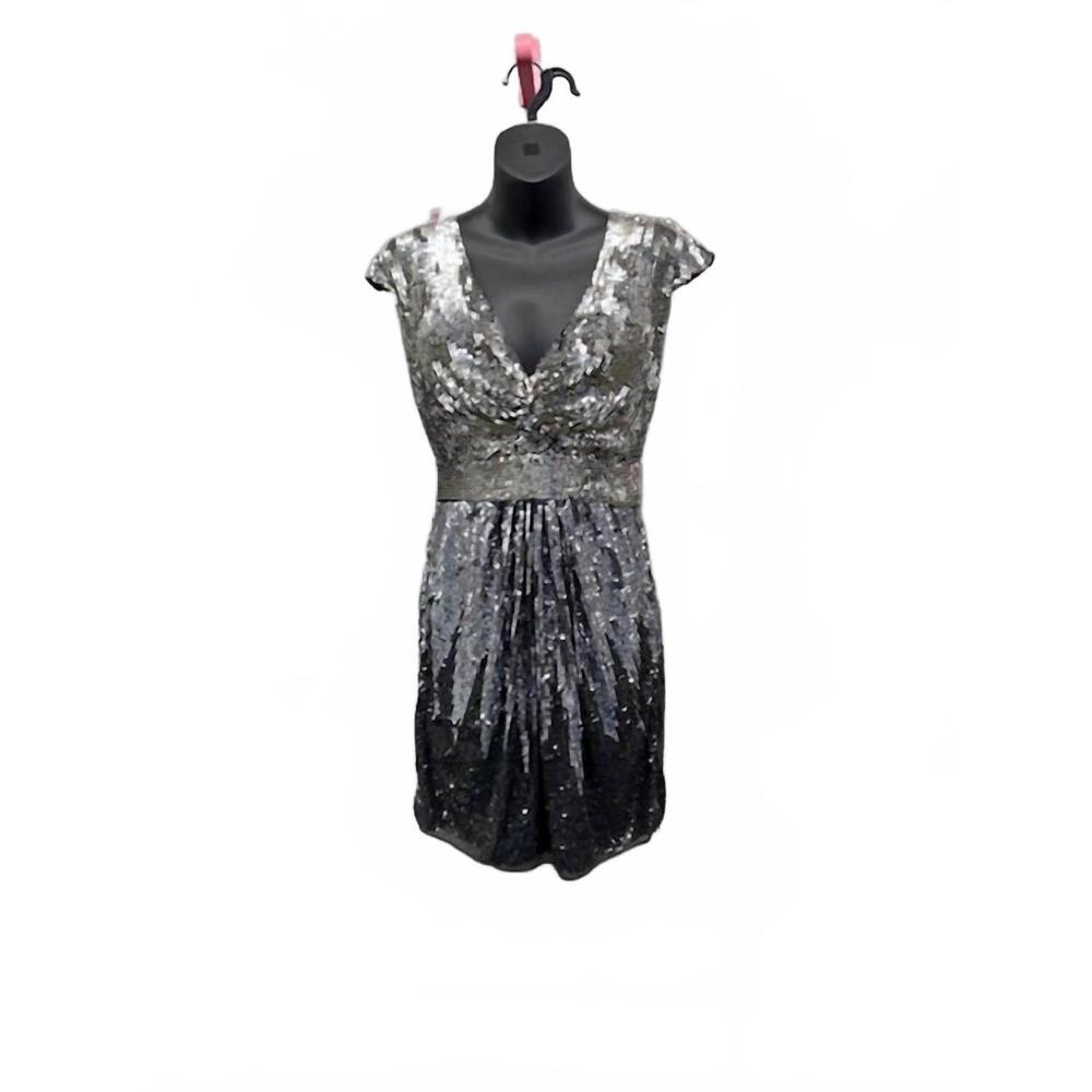 NEW PRIMAVERA women's sequined dress in black